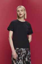 Women Esprit Black Open-back blouse, TENCEL Blouses XF4444200