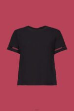Women Esprit Black Open-back blouse, TENCEL Blouses XF4444200 - Image 5