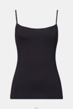 Women Esprit Black Spaghetti Strap Tank Top Tank XF444435 - Image 5