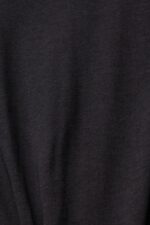 Women Esprit Black T-shirt with band collar, TENCEL T-Shirts XF4444374 - Image 4