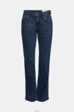 Women Esprit Blue Black Mid-rise stretch jeans Denim XF4444345 - Image 5