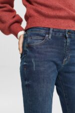 Women Esprit Blue Dark Wash Straight leg jeans Denim XF4444439 - Image 3