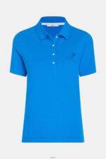 Women Esprit Blue Dolphin Tennis Club Classic Polo Polos XF4444497 - Image 4