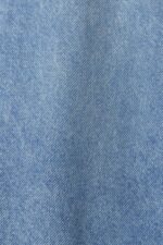 Women Esprit Blue Light Wash Denim skirt with paperbag waistband Skirts XF4444430 - Image 4