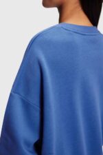 Women Esprit Blue Logo print sweatshirt Sweatshirts & Hoodies XF4444464 - Image 3