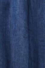 Women Esprit Blue Medium Wash Denim jacket with tie belt Jackets XF4444215 - Image 4