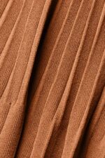 Women Esprit Brown Pleated fit and flare dress Dresses XF4444382 - Image 4