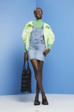 Women Esprit Citrus Green Lightweight jacket with a hood Jackets XF4444276 - Image 2