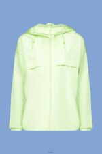 Women Esprit Citrus Green Lightweight jacket with a hood Jackets XF4444276 - Image 5
