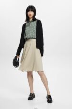 Women Esprit Dusty Green Knee-length chiffon skirt Skirts XF4444279 - Image 2