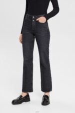 Women Esprit Grey Dark Wash Western boot cut jeans Denim XF4444450