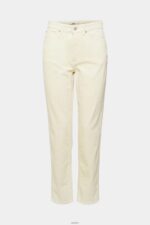 Women Esprit Ice Mom fit cord trousers Trousers & Pants XF4444252 - Image 5