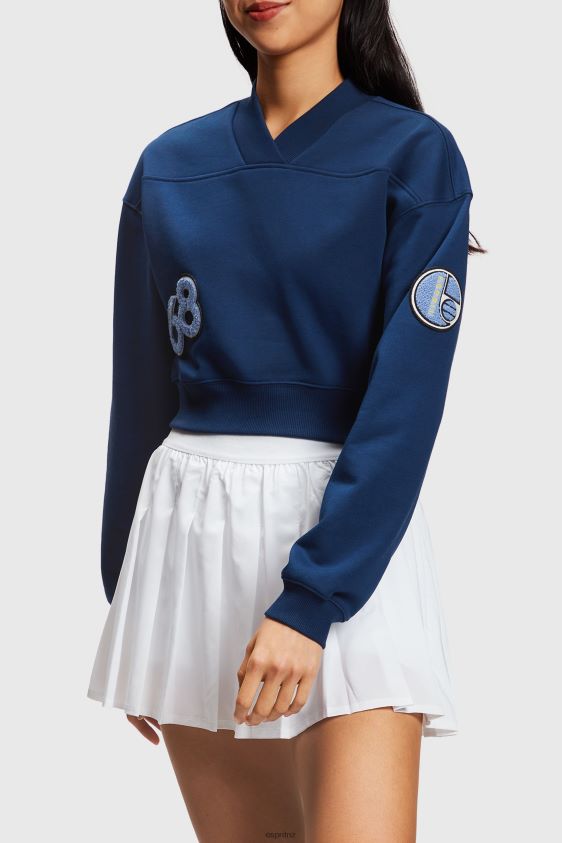 women_esprit_ink_cropped_varsity_patch_sweatshirt_sweatshirts_hoodies_xf4444419.jpg Women Esprit Ink Cropped varsity patch sweatshirt Sweatshirts & Hoodies XF4444419 - Image 1