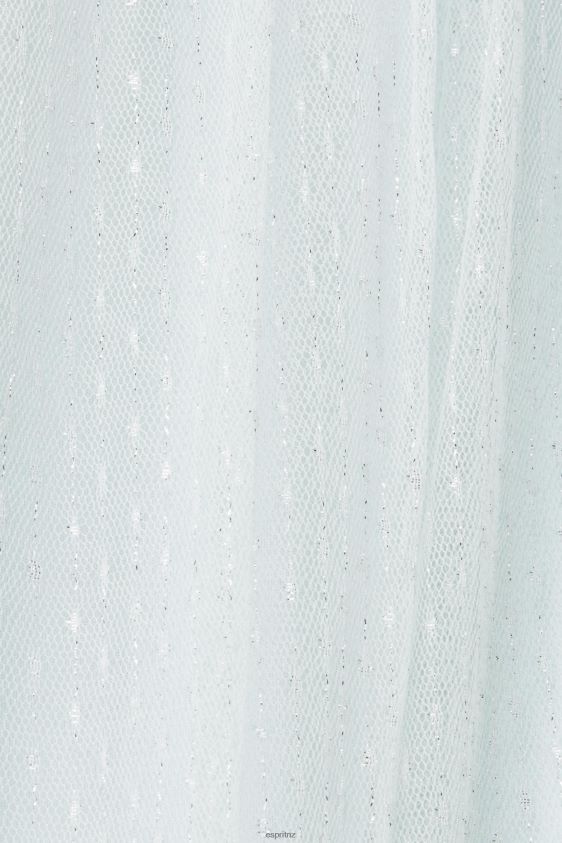 Women Esprit Light Aqua Green Midi skirt with glitter effect Skirts XF4444268 - Image 4