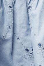 Women Esprit Light Blue Lavender Embroidered dress, 100% cotton Dresses XF4444187 - Image 4