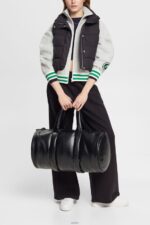 Women Esprit Light Grey Varsity jacket Jackets XF4444416 - Image 2