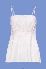Women Esprit Light Pink Textured cami top Top XF4444226 - Image 5