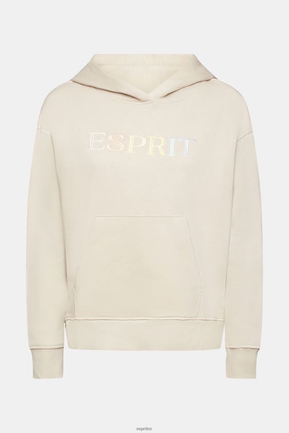 Women Esprit Light Taupe Hoodie with kangaroo pocket Sweatshirts & Hoodies XF4444350 - Image 5