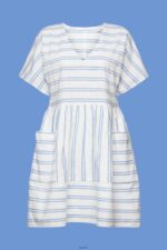 Women Esprit Off White Dresses light woven Dresses XF4444101 - Image 5