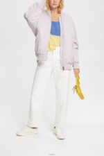 Women Esprit Off White High-rise dad fit jeans Denim XF4444320 - Image 2