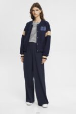 Women Esprit Off White Striped long sleeve, 100% cotton Long Sleeve XF4444251 - Image 2