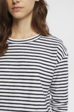 Women Esprit Off White Striped long sleeve, 100% cotton Long Sleeve XF4444251 - Image 3