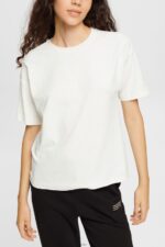 Women Esprit Off White T-shirt T-Shirts XF4444545