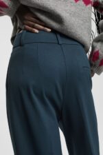 Women Esprit Petrol Blue Wide leg trousers Trousers & Pants XF4444437 - Image 3
