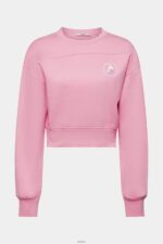 Women Esprit Pink Cropped sweatshirt Sweatshirts & Hoodies XF4444157 - Image 5