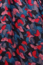 Women Esprit Pink Printed midi-skirt with gathers Skirts XF4444421 - Image 4