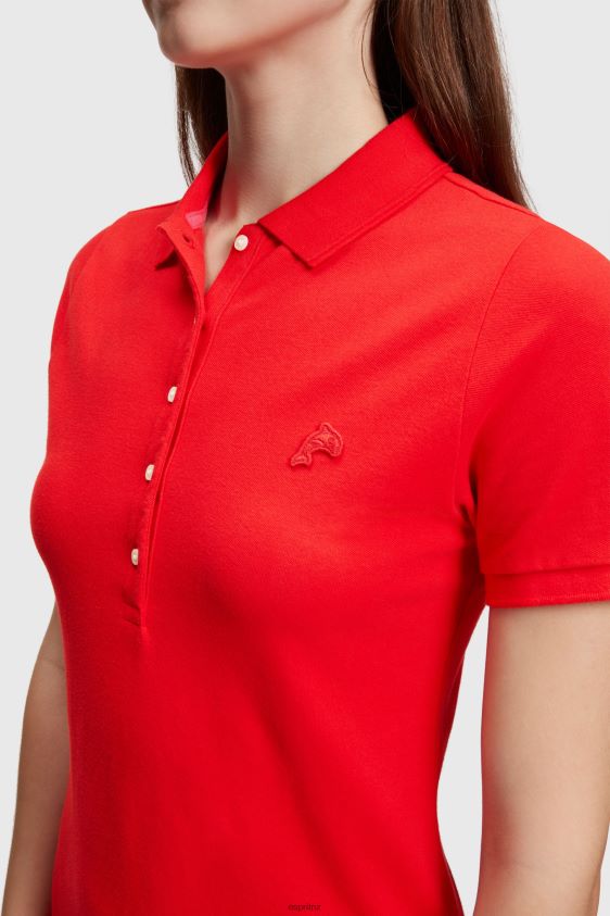 Women Esprit Red Dolphin Tennis Club Classic Polo Dress Dresses XF4444507 - Image 2
