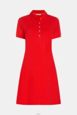 Women Esprit Red Dolphin Tennis Club Classic Polo Dress Dresses XF4444507 - Image 4
