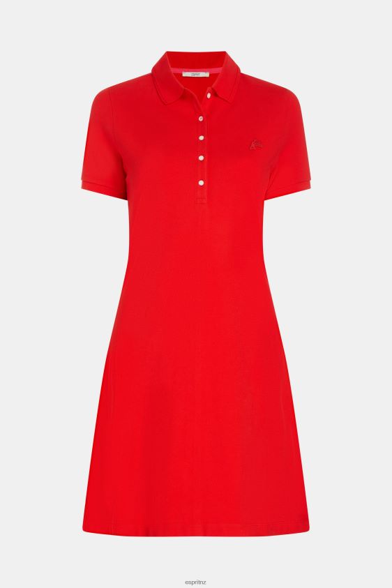 Women Esprit Red Dolphin Tennis Club Classic Polo Dress Dresses XF4444507 - Image 4