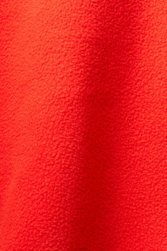 Women Esprit Red Teddy borg sweater collegiate sweatshirt Sweatshirts & Hoodies XF4444323 - Image 4