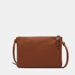 Women Esprit Rust Brown Faux leather shoulder bag Accessories XF444425