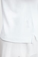 Women Esprit White Dolphin Tennis Club Classic Polo Polos XF4444494 - Image 3