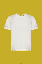 Women Esprit White Open-back blouse, TENCEL Blouses XF4444201 - Image 5