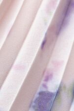 Women Esprit White Pleated Chiffon Midi Dress Dresses XF444494 - Image 4
