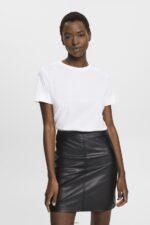Women Esprit White T-shirt with chest print T-Shirts XF4444316