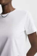 Women Esprit White T-shirt with chest print T-Shirts XF4444316 - Image 3