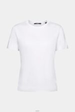 Women Esprit White T-shirt with chest print T-Shirts XF4444316 - Image 5