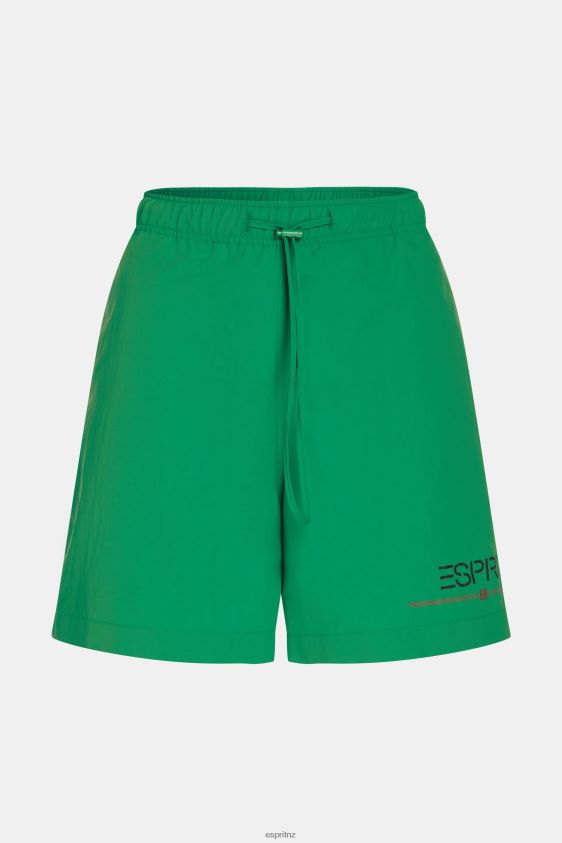 Women ESPRIT x Rest & Recreation Green Capsule Windbreaker Shorts Shorts XF4444475 - Image 4